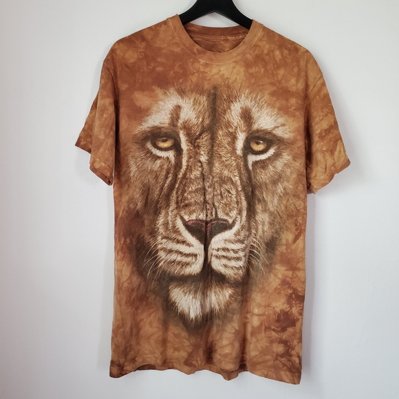 The Mountain Other - Lion all over tie dye tshirt